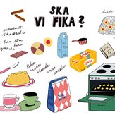 fika hand drawn illustration